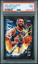 Stephen Curry #UV-5 2025-26 Topps Chrome Basketball Ultra Violet