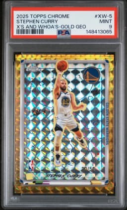 Stephen Curry #XW-5 2025-26 Topps Chrome Basketball Xs And Whoas
