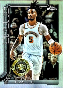 Stephon Castle #228 2025-26 Topps Chrome Refractor