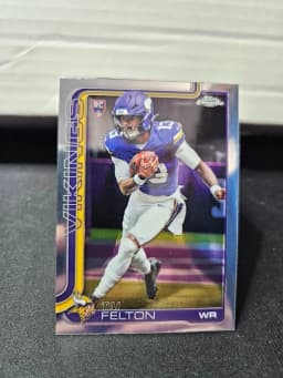 Tai Felton #395 Rookie Card 2025 Topps Chrome Football