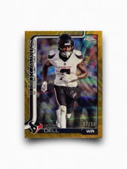 Tank Dell #123 2025 Topps Chrome Football