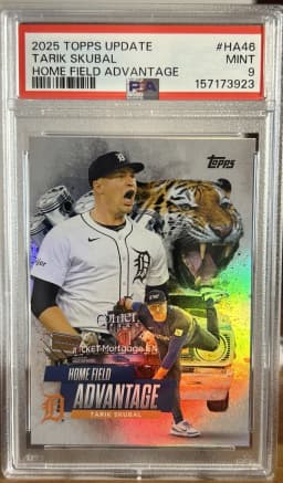 Tarik Skubal #HA-46 2025 Topps Update Series Baseball Home Field Advantage