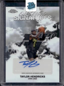 Taylor Hendricks #SWS-TH 2025-26 Topps Chrome Basketball Sky Write Signatures