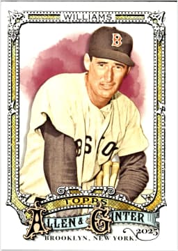 Ted Williams #48 2025 Topps Allen & Ginter