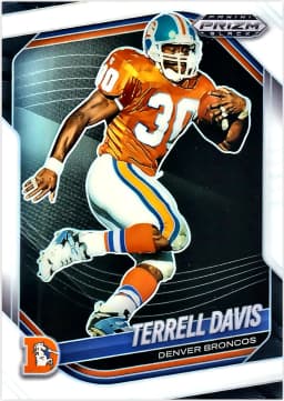 Terrell Davis #51 2025 Panini Prizm Black Prizms White