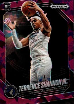 Terrence Shannon Jr. #37 2024-25 Panini Prizm Black Purple Ice