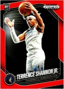 Terrence Shannon Jr. #37 Rookie Card 2024-25 Panini Prizm Black Red