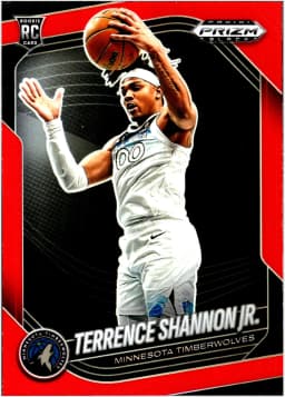 Terrence Shannon Jr. #37 Rookie Card 2024-25 Panini Prizm Black Red