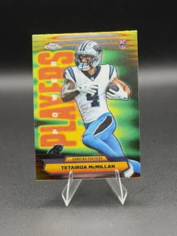 Tetairoa McMillan #PP-28 Rookie Card 2025 Topps Chrome Football Power Players