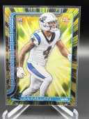 Tetairoa McMillan #RR-2 Rookie Card 2025 Topps Chrome Football Chrome Radiating Rookies