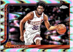 Thaddeus Young #135 2025-26 Topps Chrome RayWave Refractor