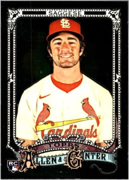 Thomas Saggese #127 Rookie Card 2025 Topps Allen & Ginter Chrome Refractor