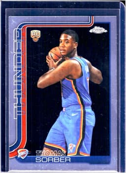 Thomas Sorber #265 Rookie Card 2025-26 Topps Chrome