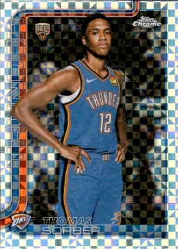 Thomas Sorber #165 X-Fractor Rookie Card 2025-26 Topps Chrome Basketball