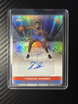 Thomas Sorber #TAIR-TS Rookie Card 2025-26 Topps Chrome Basketball Topps Autograph Issue Rookies