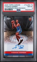 Thomas Sorber #TAUR2-TS Rookie Card 2025-26 Topps Chrome Basketball Topps Autograph Issue Rookies 2