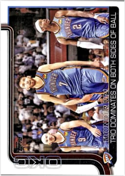 Thunder Up!: Trio Dominates On Both Sides Of Ball #288 2025-26 Topps