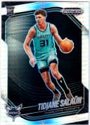Tidjane Salaun #6 Rookie 2024-25 Panini Prizm Black Hyper