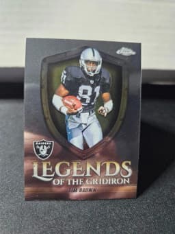 Tim Brown #LOG-22 2025 Topps Chrome Football Legends of the Gridiron