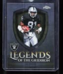 Tim Brown #LOG-22 2025 Topps Chrome Football Legends of the Gridiron