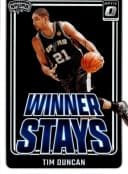 Tim Duncan #12 2024-25 Donruss Optic Winner Stays