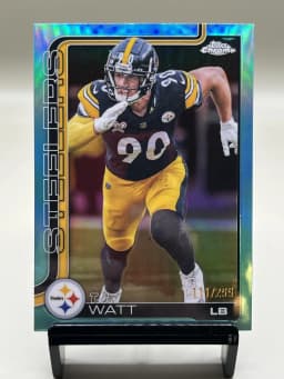 T.J. Watt #258 2025 Topps Chrome Football