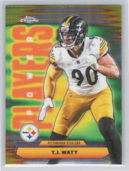 T.J. Watt #PP-39 2025 Topps Chrome Football Power Players