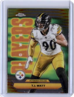 T.J. Watt #PP-39 2025 Topps Chrome Football Power Players