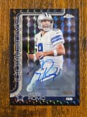 Tony Romo #CLA-TR 2025 Topps Chrome Football Chrome Legends Autographs
