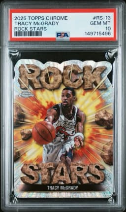 Tracy McGrady #RS-13 2025-26 Topps Chrome Basketball Rock Stars