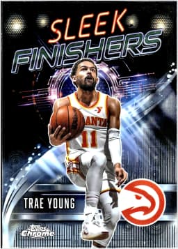Trae Young #SF-20 2025-26 Topps Chrome Sleek Finishers