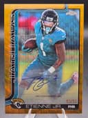Travis Etienne Jr. #BA-TE 2025 Topps Chrome Football Base Cards Autograph Variation