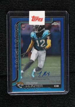 Travis Hunter #RA-THU Rookie Card 2025 Topps Chrome Football Rookies Autograph Variation