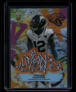 Travis Hunter #UL-24 Rookie Card 2025 Topps Chrome Football Urban Legends