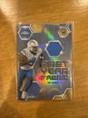 Tre Harris III #FYF-TH Rookie Card 2025 Topps Chrome Football First Year Fabric