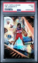 Tre Johnson III #AD-6 Rookie Card 2025-26 Topps Chrome Basketball Advisory