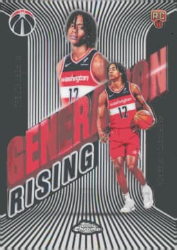 Tre Johnson III #GR-6 Rookie Card 2025-26 Topps Chrome Basketball Generation Rising