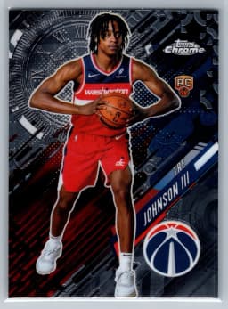 Tre Johnson III #GT-21 Rookie Card 2025-26 Topps Chrome Basketball Go Time