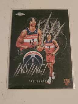 Tre Johnson III #INS-16 Rookie Card 2025-26 Topps Chrome Basketball Instinct