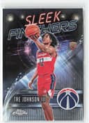 Tre Johnson III #SF-26 Rookie Card 2025-26 Topps Chrome Basketball Sleek Finishers