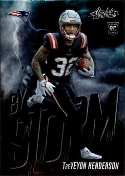 TreVeyon Henderson #19 Rookie Card 2025 Panini Absolute Football By Storm