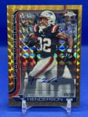 TreVeyon Henderson #RA-THE Rookie Card 2025 Topps Chrome Football Rookies Autograph Variation