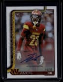Trey Amos #RA-TA Rookie Card 2025 Topps Chrome Football Rookies Autograph Variation