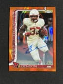 Trey Benson #BA-TRB 2025 Topps Chrome Football Base Cards Autograph Variation