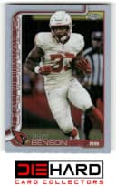 Trey Benson #FSA-TB 2025 Topps Chrome Football Future Stars Autographs
