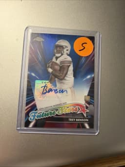 Trey Benson #FSA-TB 2025 Topps Chrome Football Future Stars Autographs