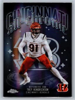 Trey Hendrickson #ACT-16 2025 Topps Chrome Football All Chrome Team