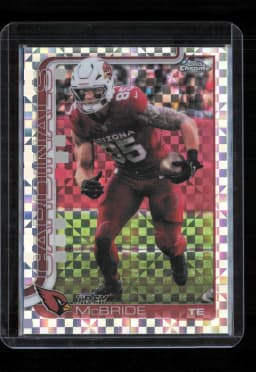 Trey McBride #4 2025 Topps Chrome Football
