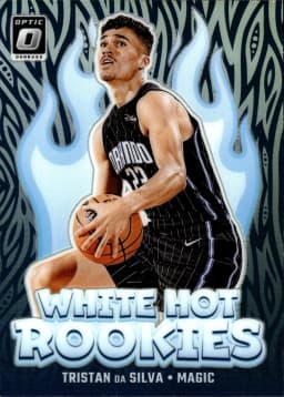 Tristan da Silva #7 2024-25 Donruss Optic White Hot Rookies Holo