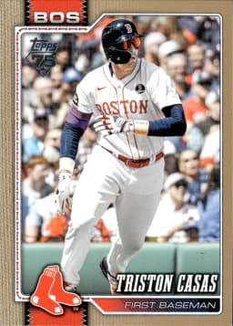 Triston Casas #464 Gold /2026 2026 Topps Series 2 Baseball
